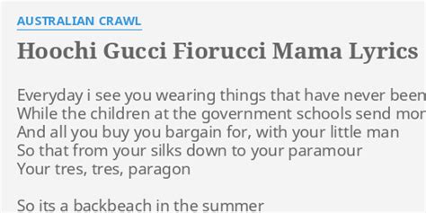 hootchie Gucci mama lyrics